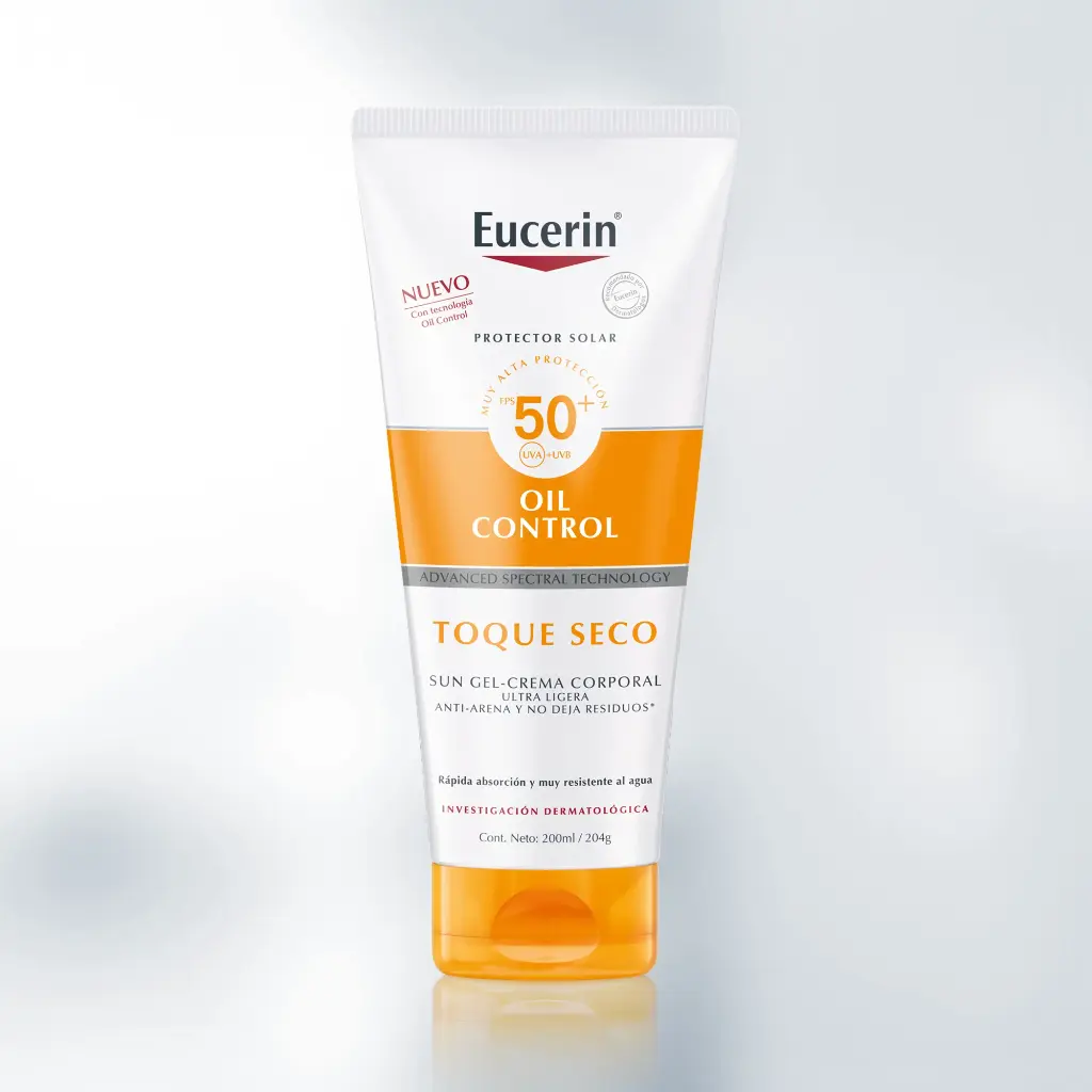 Eucerin Protector Solar Toque Seco Spf50+ 200ml Gel-crema Corporal