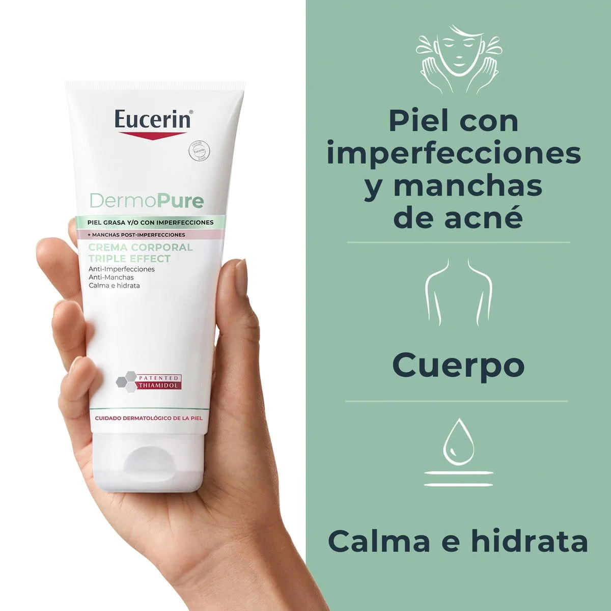 Eucerin Dermopure triple Efecto Crema corporal 200ml