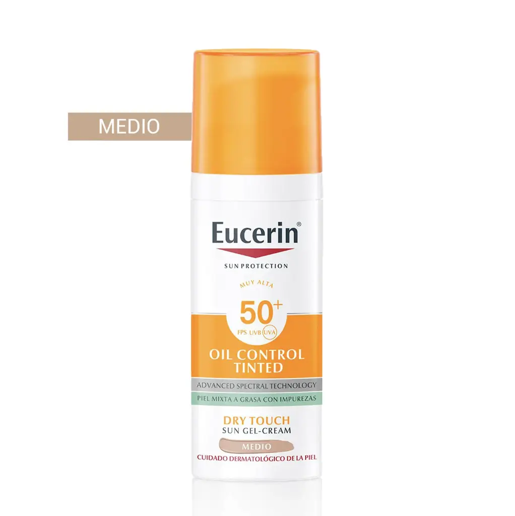 Eucerin Protector Solar Toque Seco Tono Medio