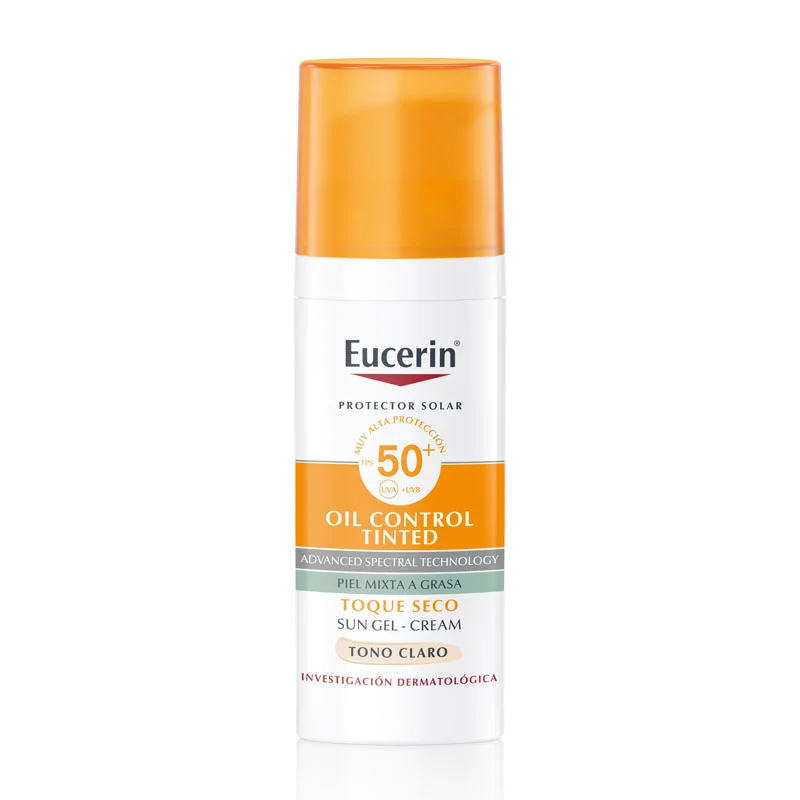 Eucerin Protector Toque Seco Tono Claro 50ml