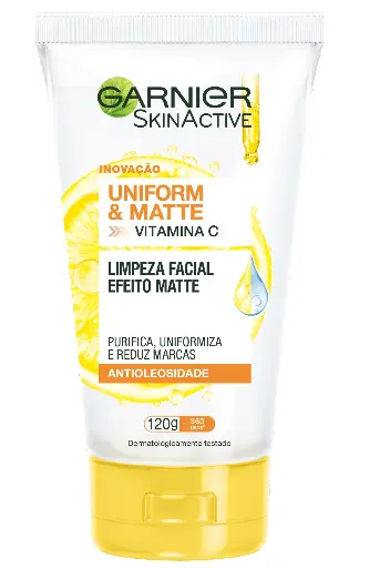 Garnier express Aclara vit C limpiador facial efecto MATE 150ml