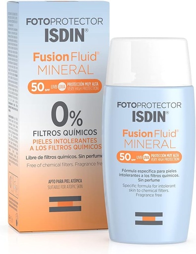 ISDIN Fluido de Fusión Mineral SPF 50 Crema Solar