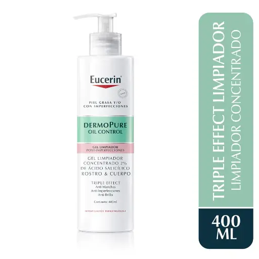 Eucerin Dermopure Triple Efecto Limpiador 400ml
